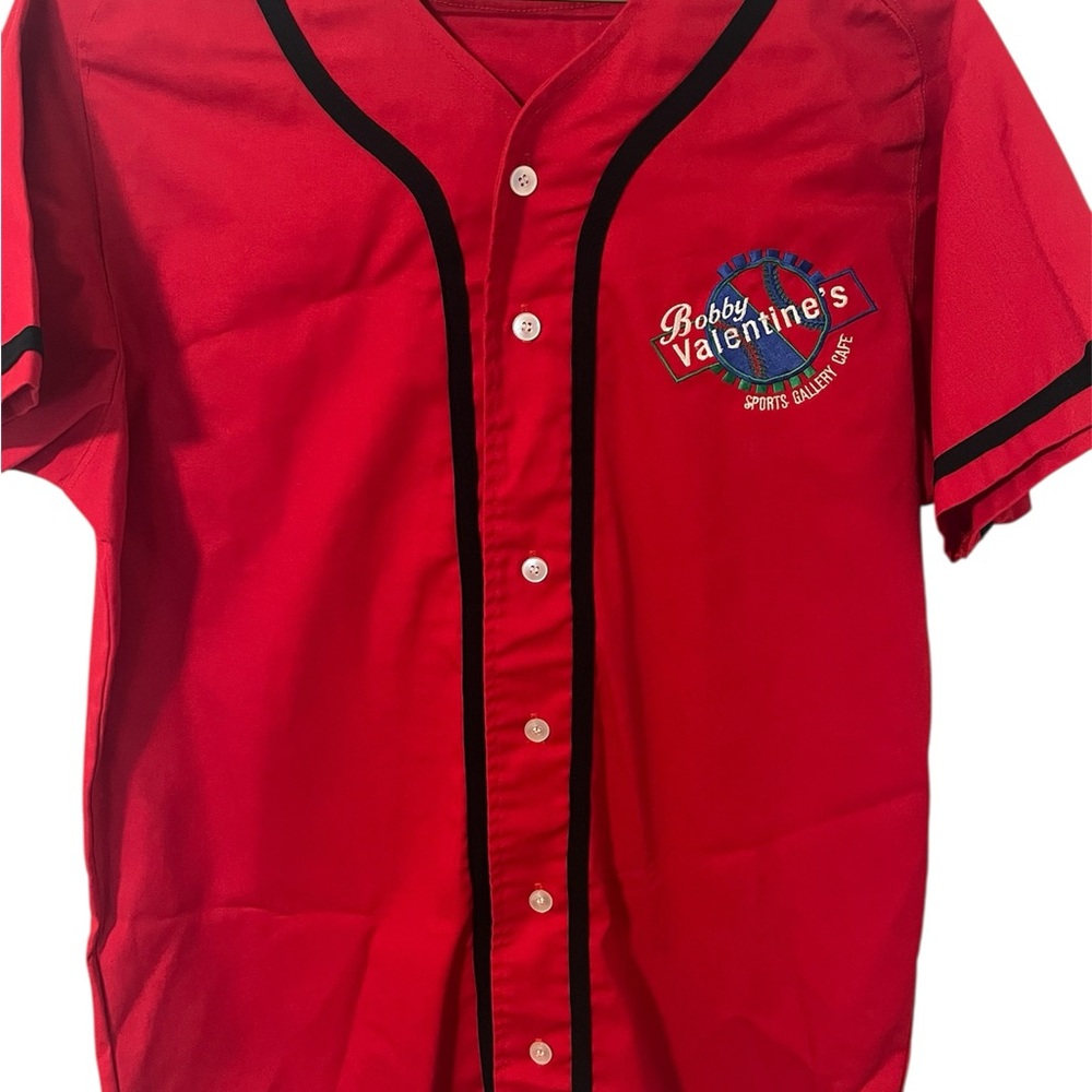 Red Short Sleeve Men's Shirt A187